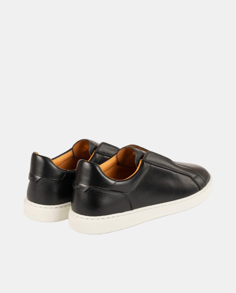 Sapatilhas Slip On em Pele Pg Nitro Preto-3