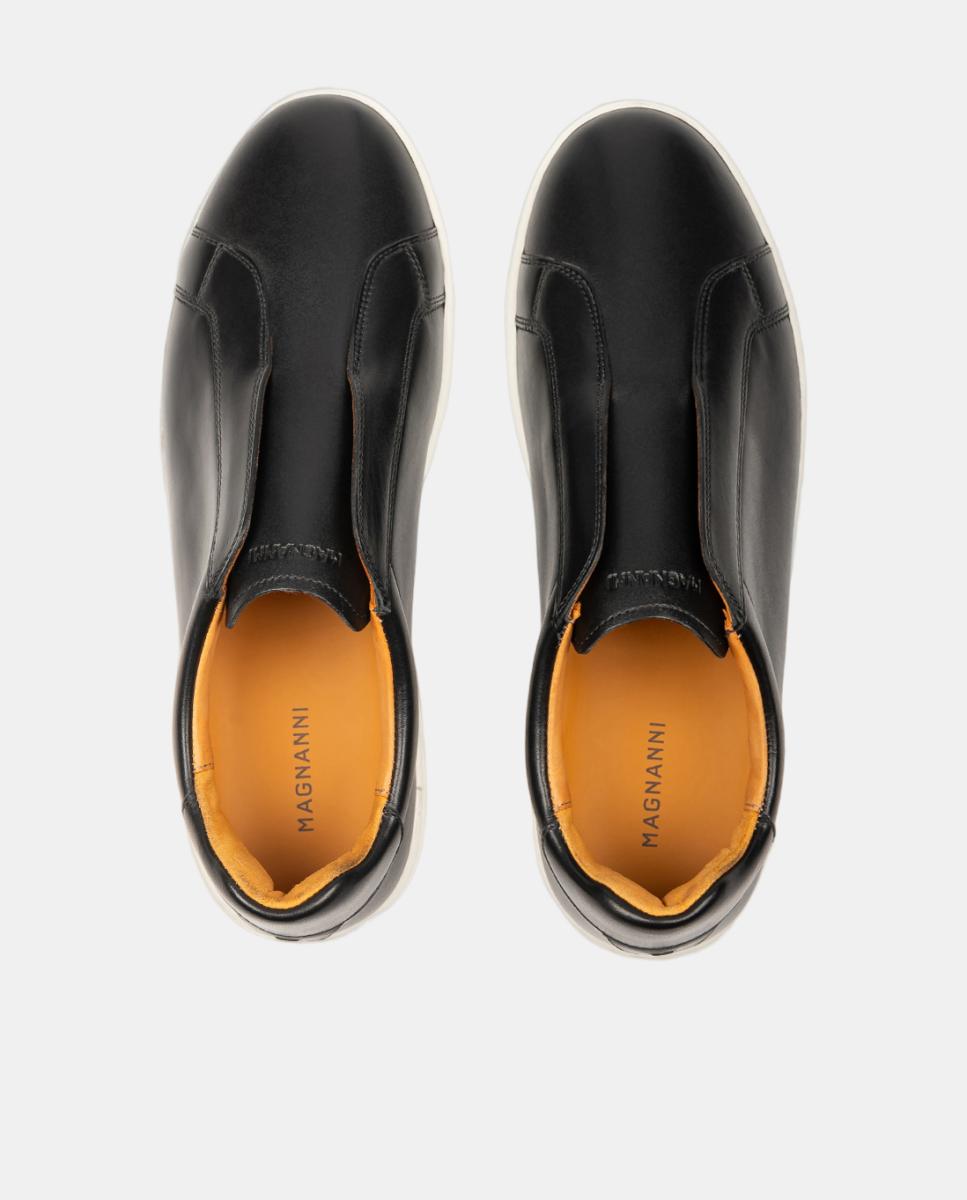 Sapatilhas Slip On em Pele Pg Nitro Preto-4