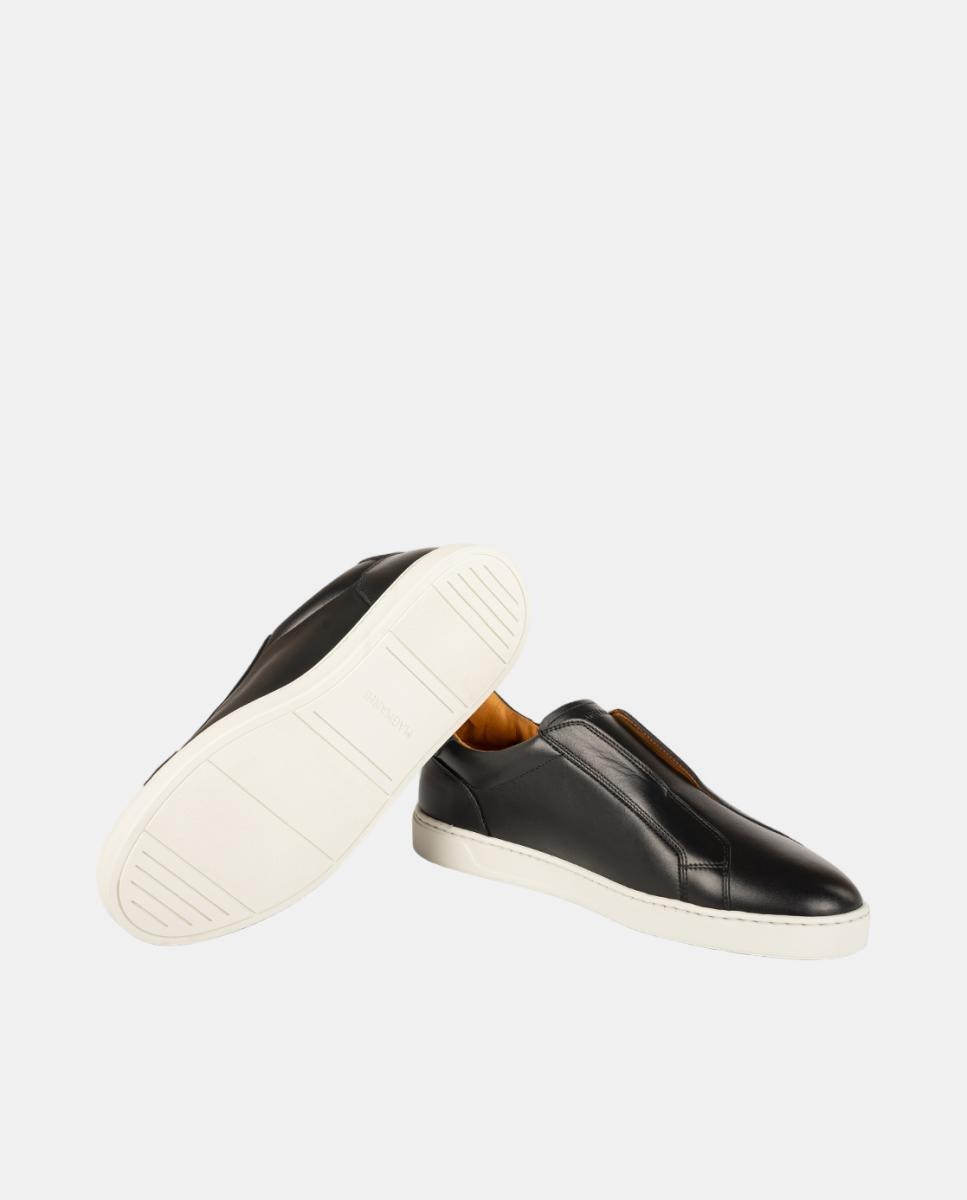 Sapatilhas Slip On em Pele Pg Nitro Preto-5