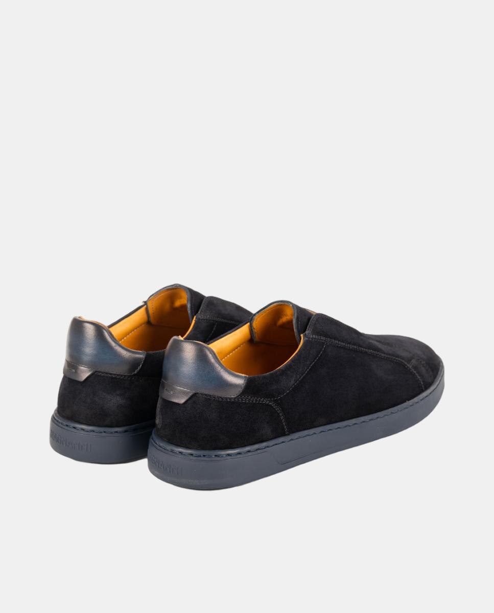Sapatilhas Slip On em Pele Pg Nitro Azul-marinho-3