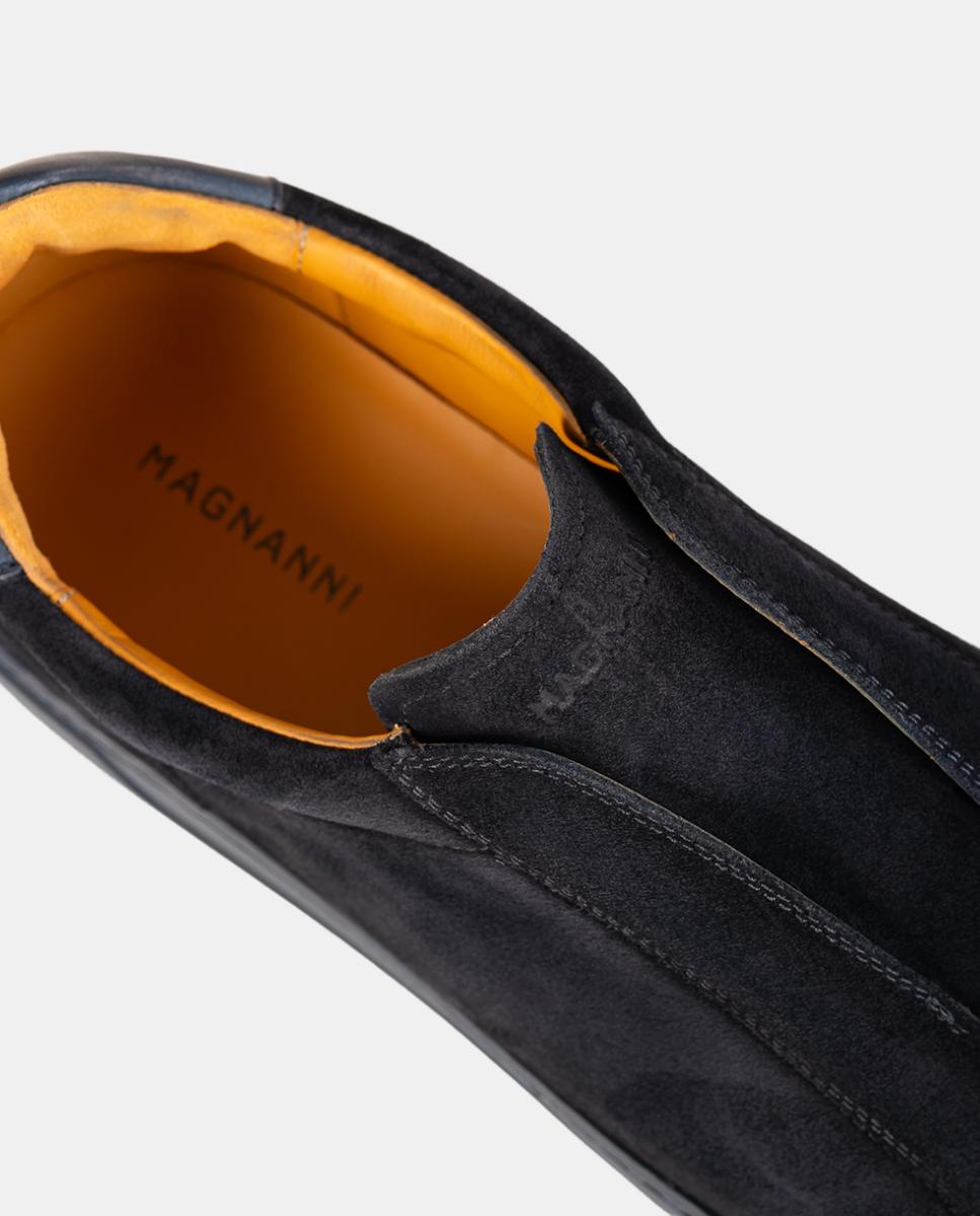Sapatilhas Slip On em Pele Pg Nitro Azul-marinho-6