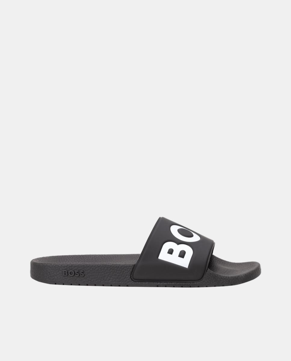 Boss - Chanclas de pala de hombre con logo.
