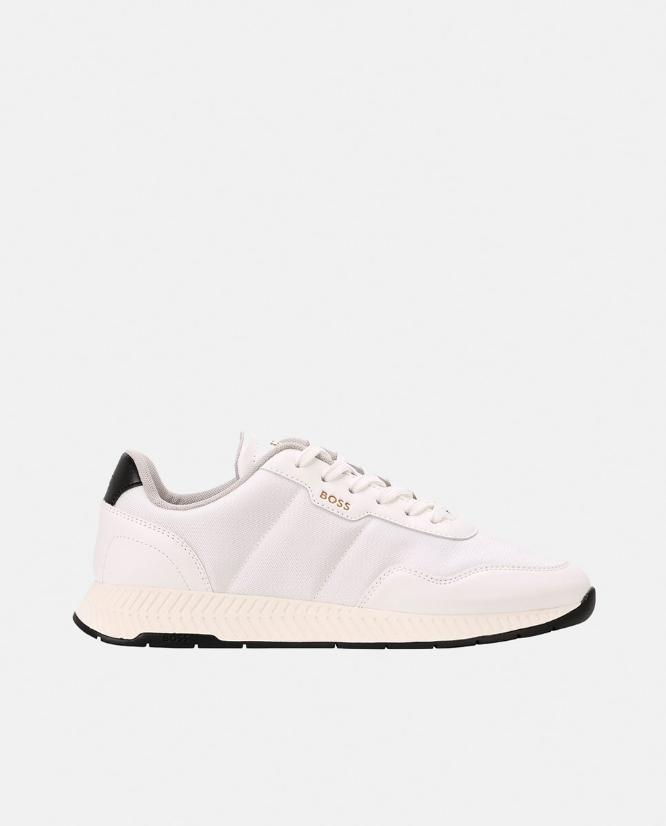 Sapatilhas de Nylon com Fecho de Atacadores Branco-1