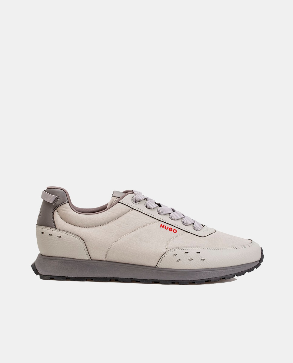Sapatilhas de Nylon Cinzento-1