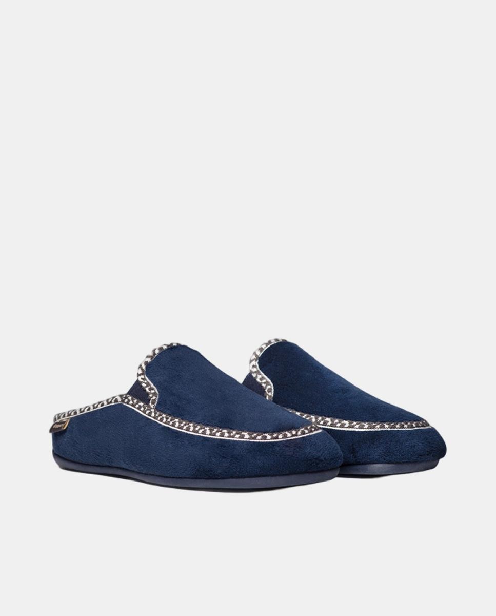 Zapatillas de casa abiertas - Toni Pons - Azul oscuro Azul oscuro-2