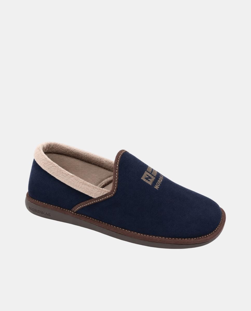 Pantufas em Croute Azul-escuro-4