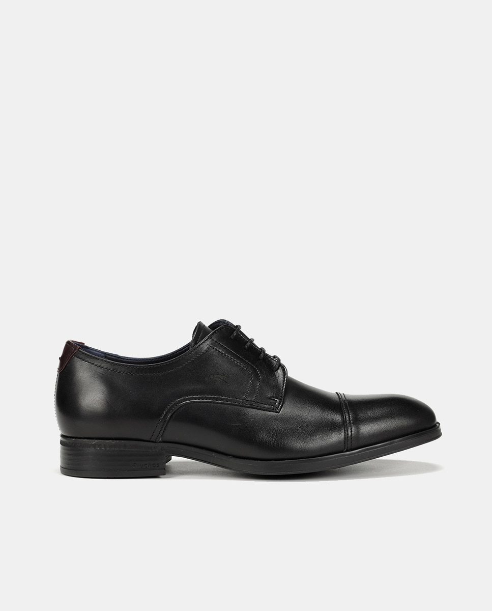 Zapatos de cordones Asgard de hombre en piel con puntera recta - Fluchos - Negro Negro-1