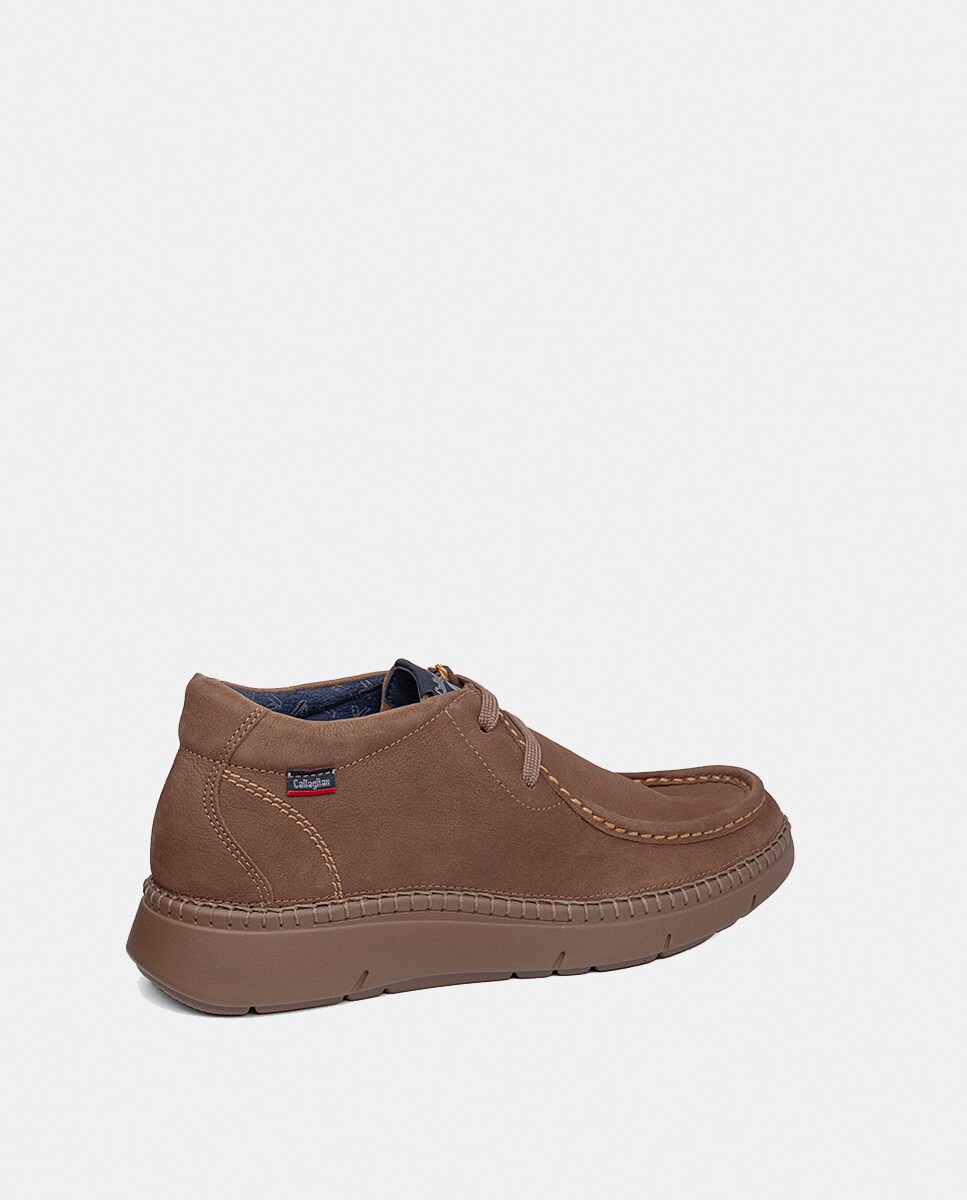 Wallabees em Pele Castanho-claro-3