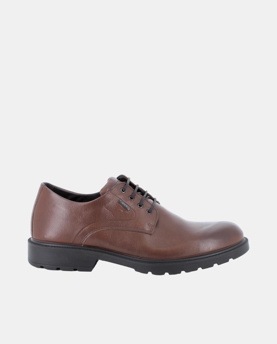 Imagem 0 de Sapatos em Pele com Forro Goretex e Fecho de Atacadores