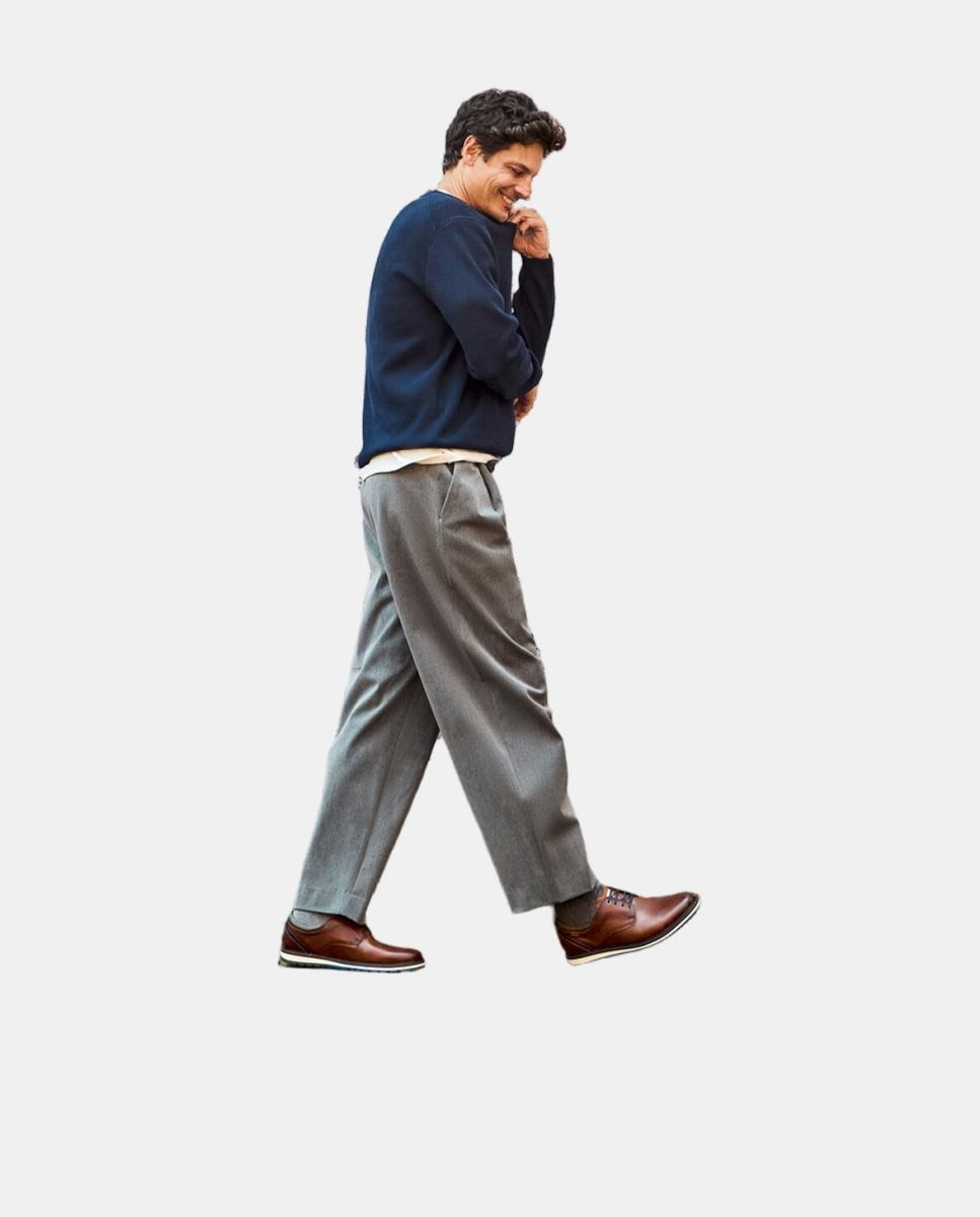 Imagen 7 de Zapatos de cordones de hombre de piel con plantilla extraíble - Pikolinos - Marrón Marrón