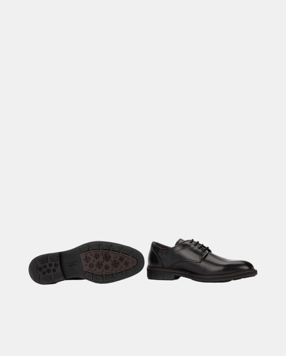 Sapatos de Atacadores em Pele com Palmilha Amovível Castanho-escuro-5