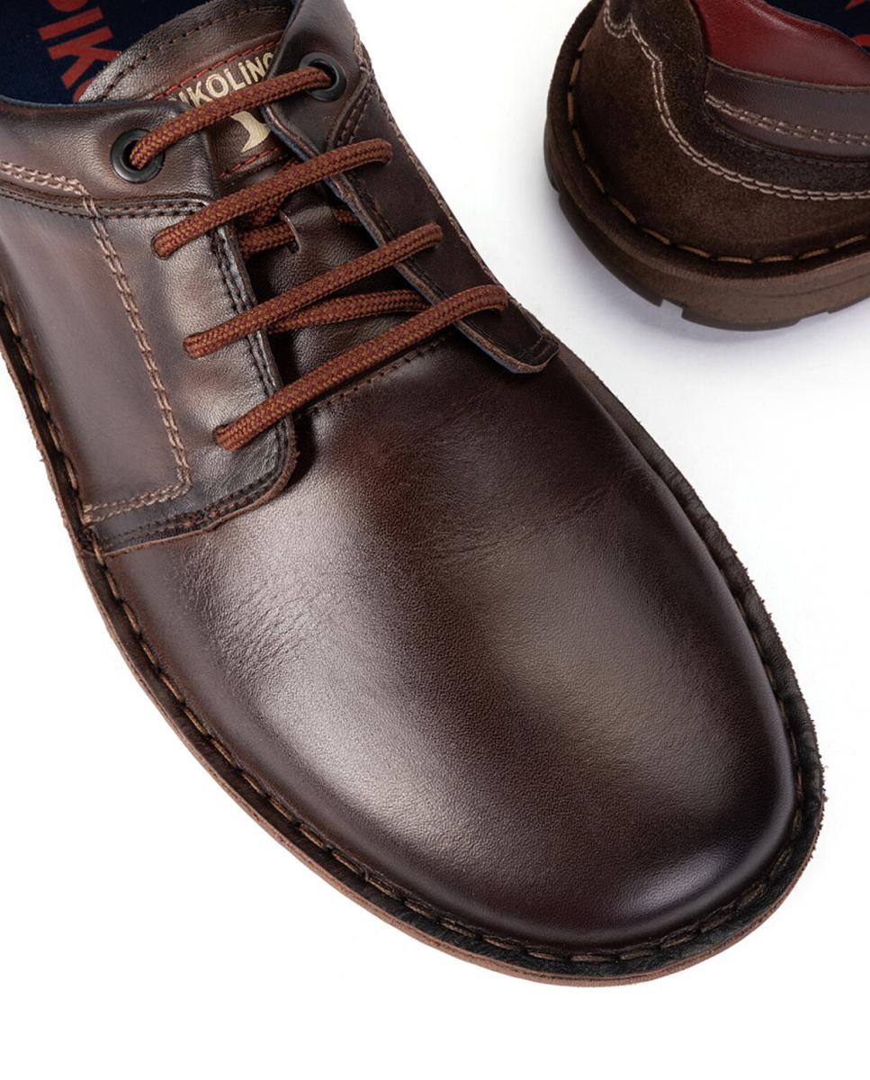 Sapatos de Atacadores em Pele com Sola Extraligeira e Palmilha Amovível Castanho-escuro-4