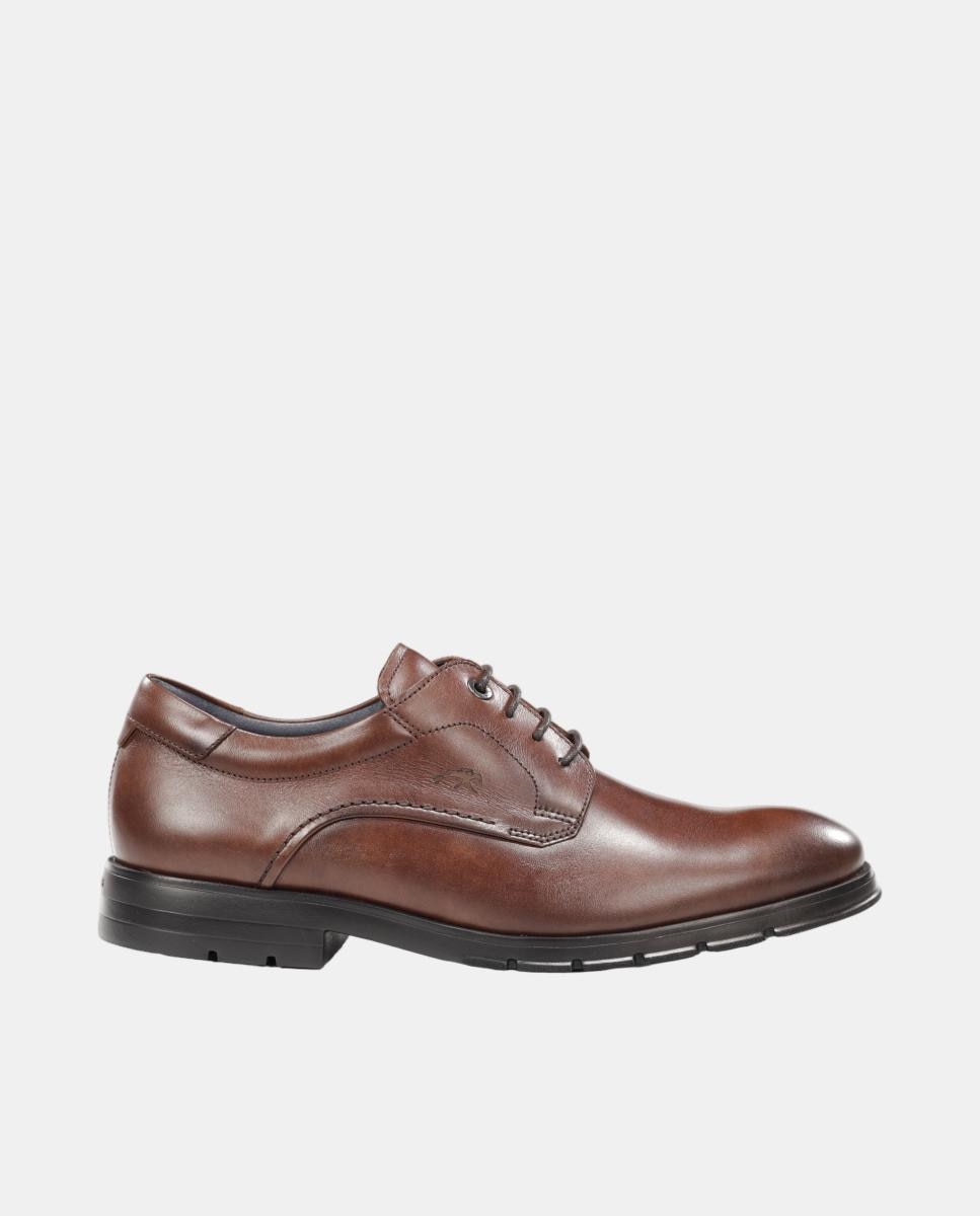 Imagem 0 de Sapatos Blucher em Pele com Atacadores