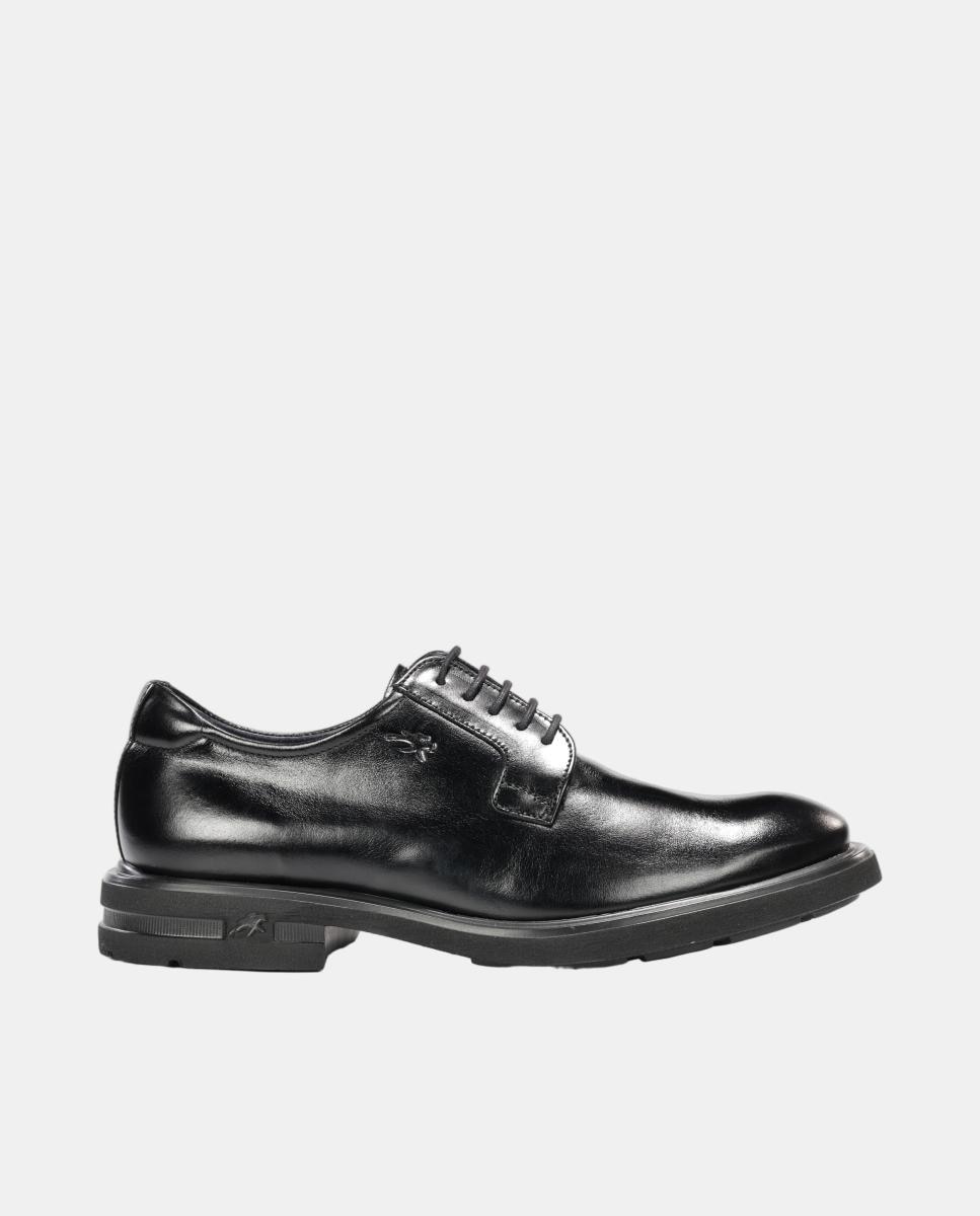 Blucher de hombre en piel con suela ligera - Fluchos - Negro Negro-1