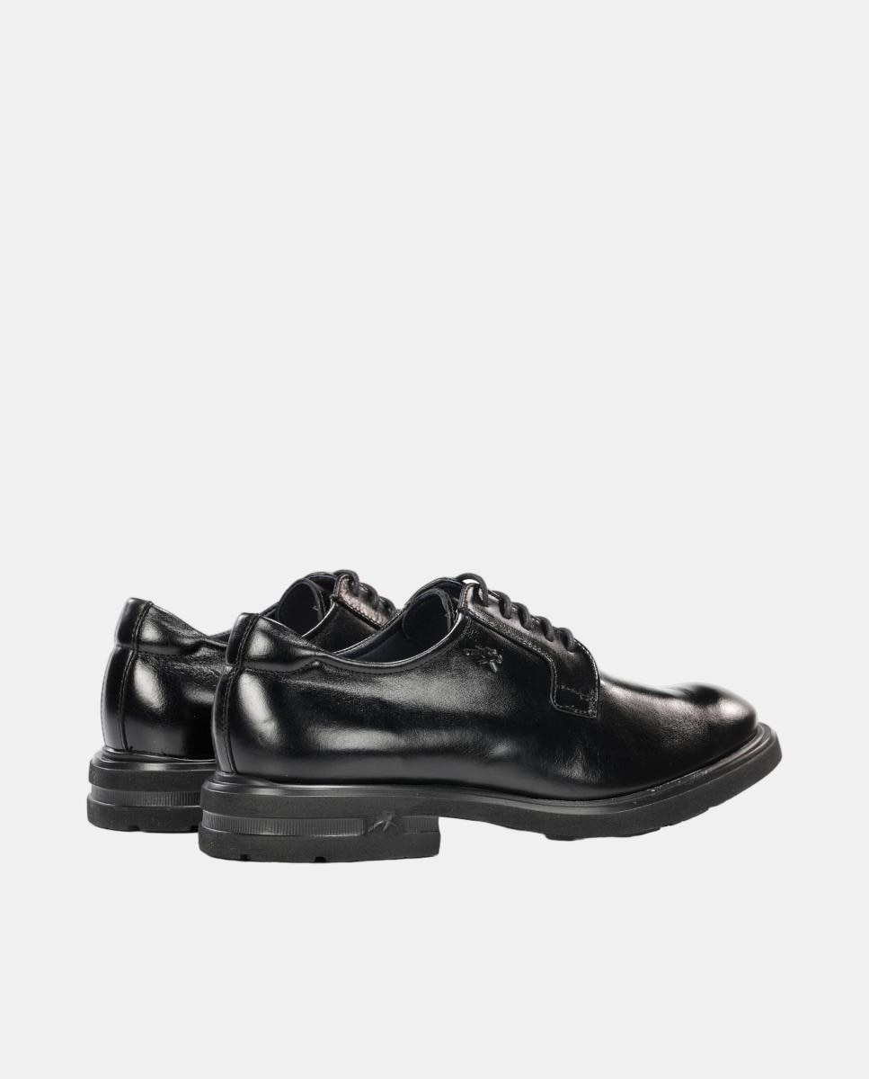 Blucher de hombre en piel con suela ligera - Fluchos - Negro Negro-3