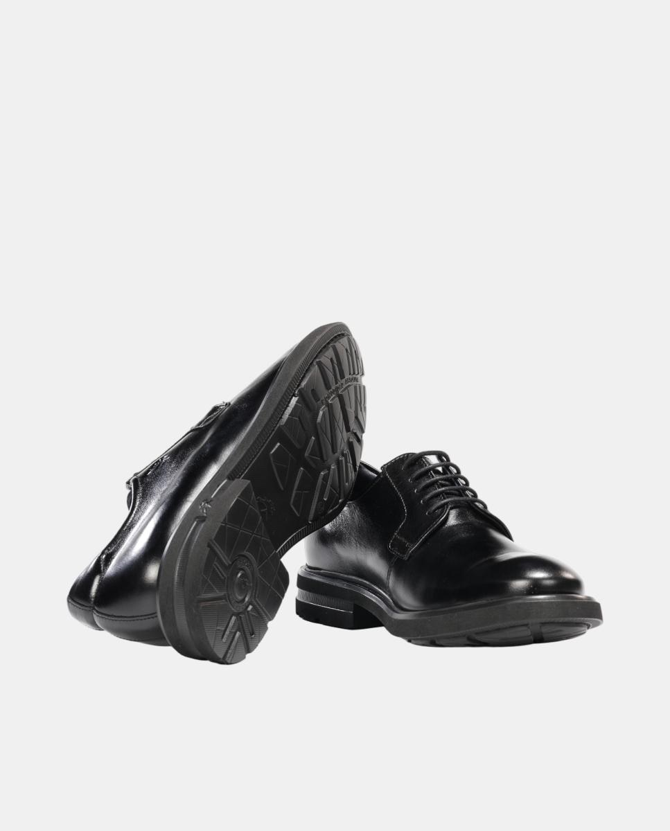 Blucher de hombre en piel con suela ligera - Fluchos - Negro Negro-6