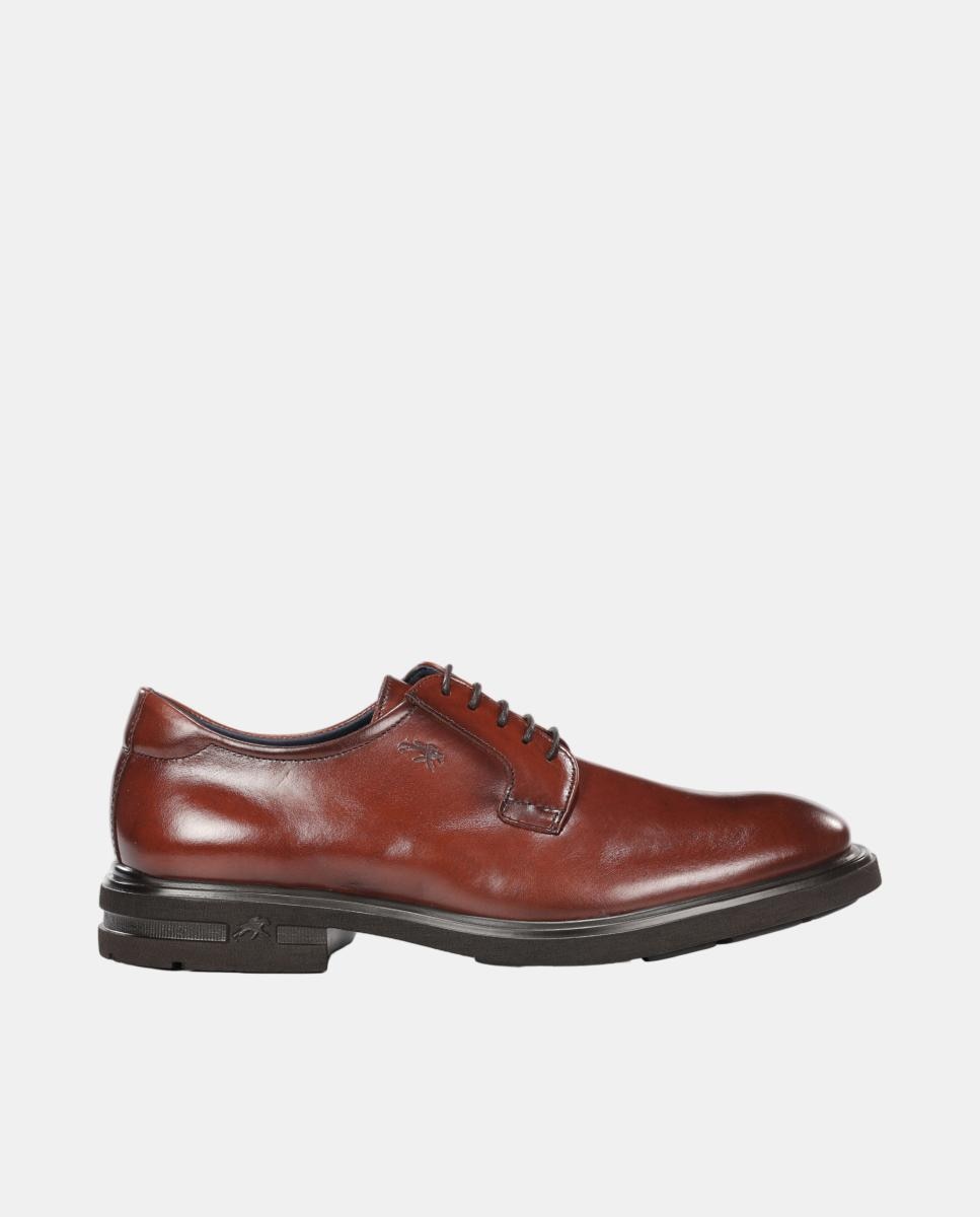 Blucher de hombre en piel con suela ligera - Fluchos - Cuero Cuero-1