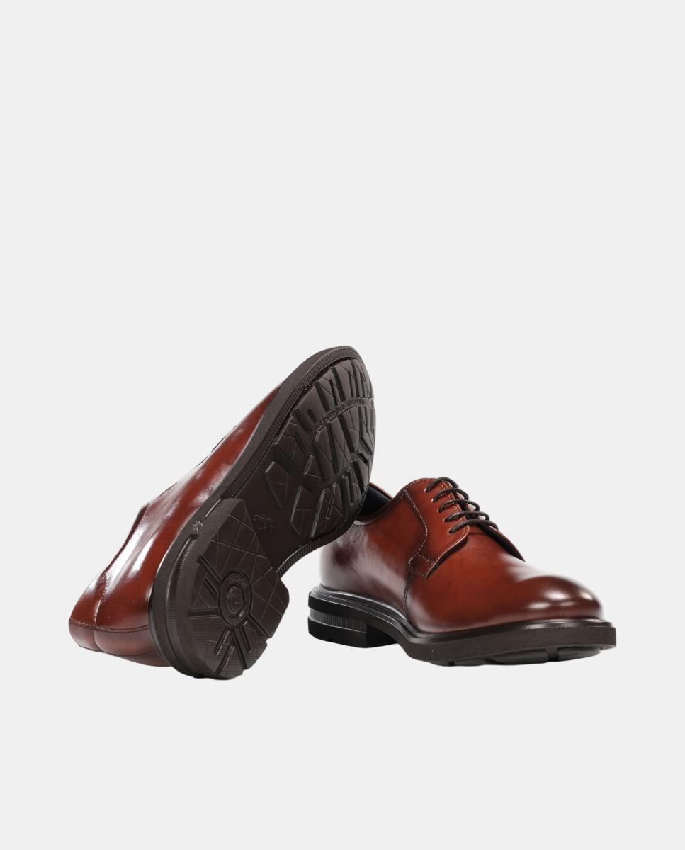 Blucher de hombre en piel con suela ligera - Fluchos - Cuero Cuero-6