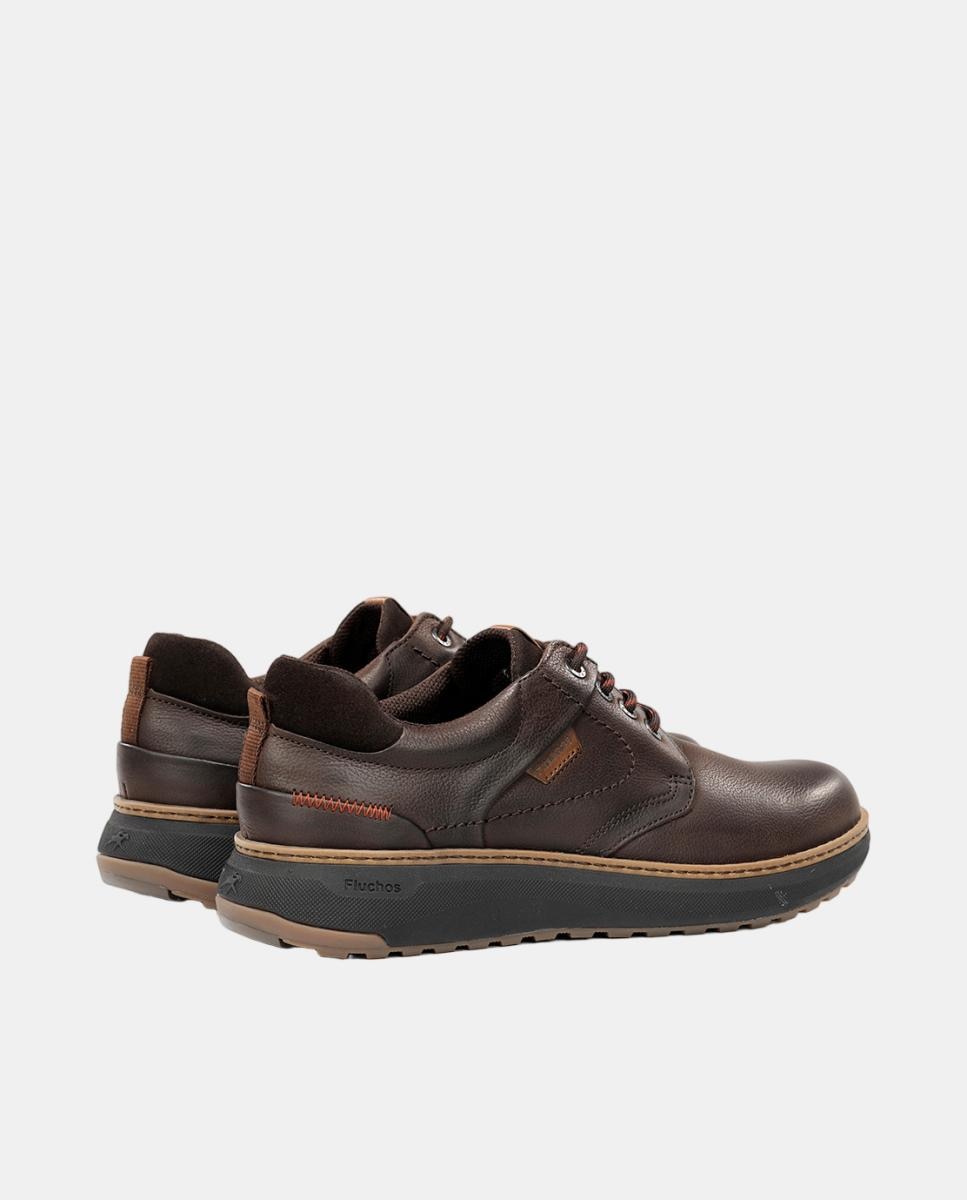 Bluchers em Pele com Atacadores Castanho-chocolate-3