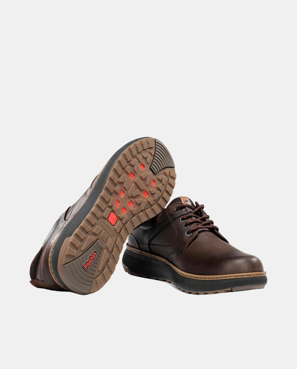 Bluchers em Pele com Atacadores Castanho-chocolate-6