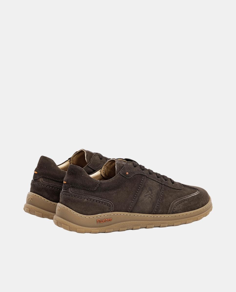 Sapatos Desportivos em Camurça com Forma Barefoot Castanho-3