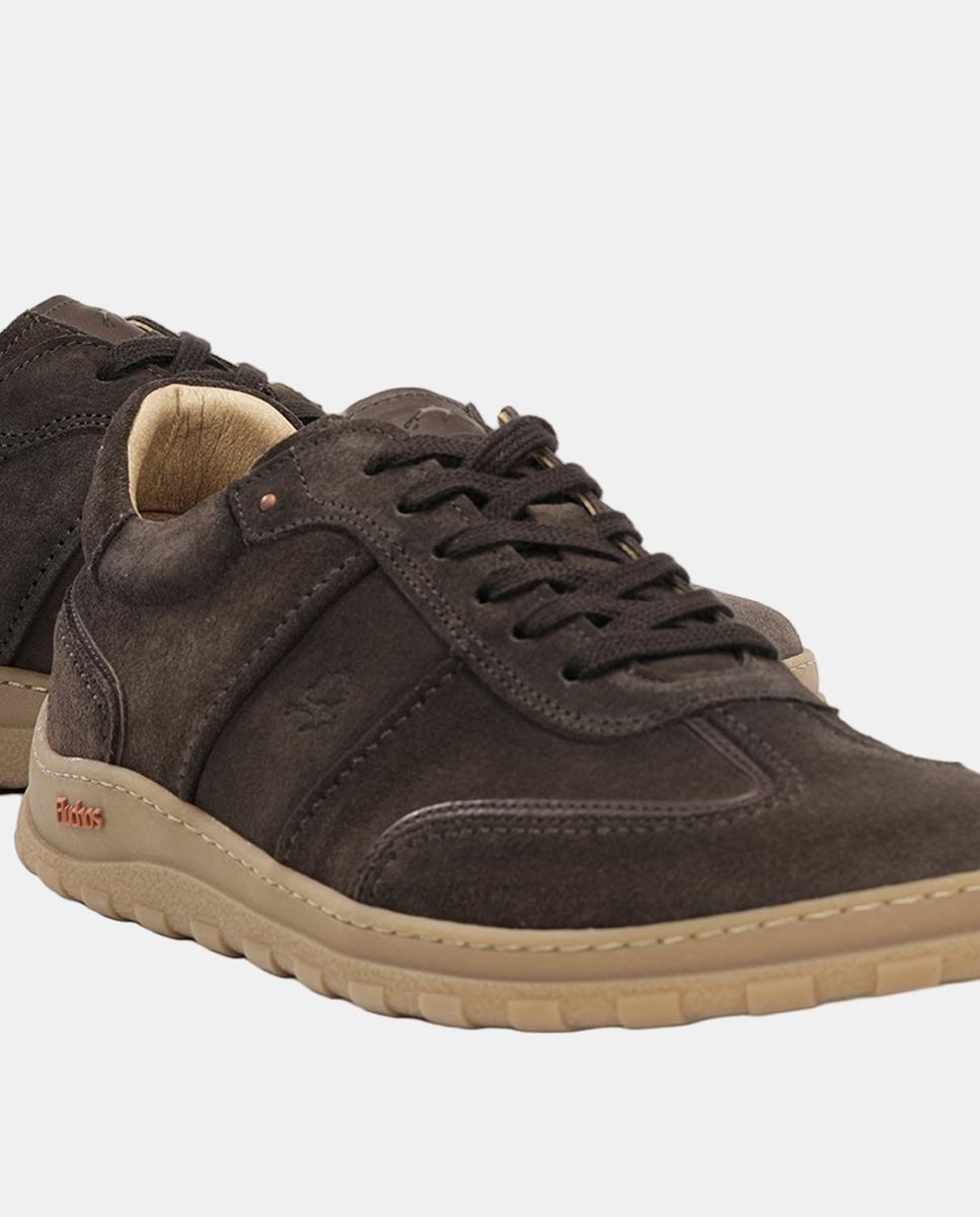 Sapatos Desportivos em Camurça com Forma Barefoot Castanho-7
