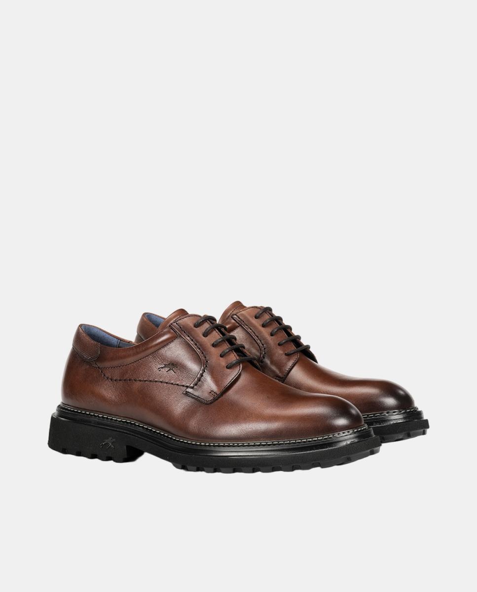 Bluchers em Pele com Sola Ligeira Couro-2