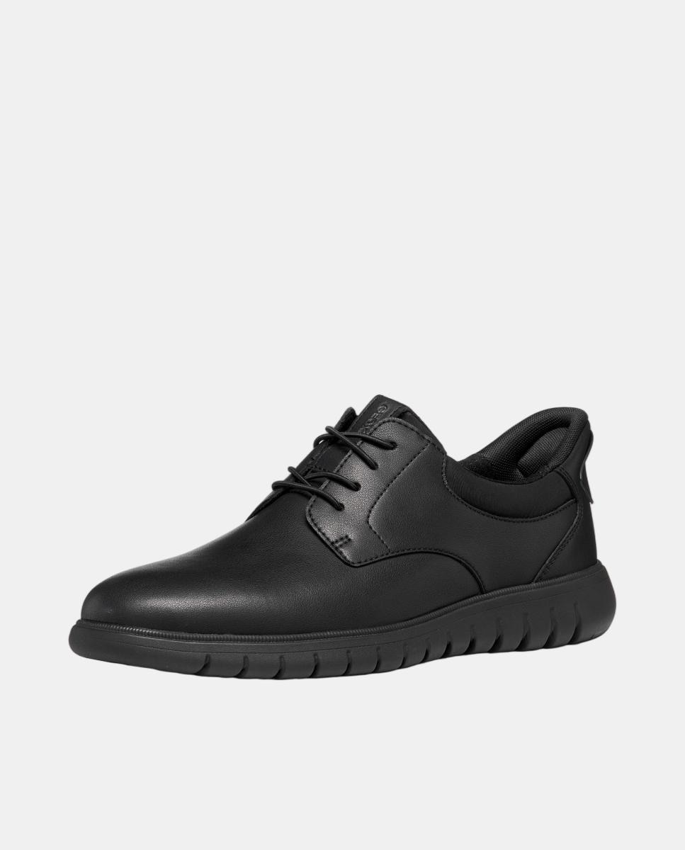 Zapatilla deportiva de caballero con calce fast-in - Geox - Negro Negro-2
