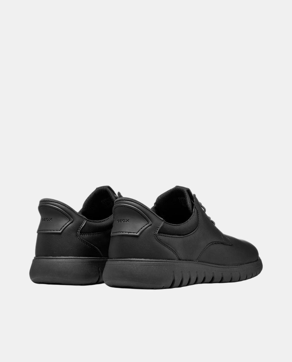 Zapatilla deportiva de caballero con calce fast-in - Geox - Negro Negro-4