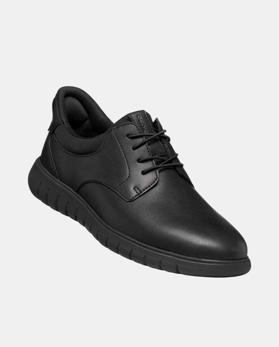 Zapatilla deportiva de caballero con calce fast-in - Geox - Negro Negro-7