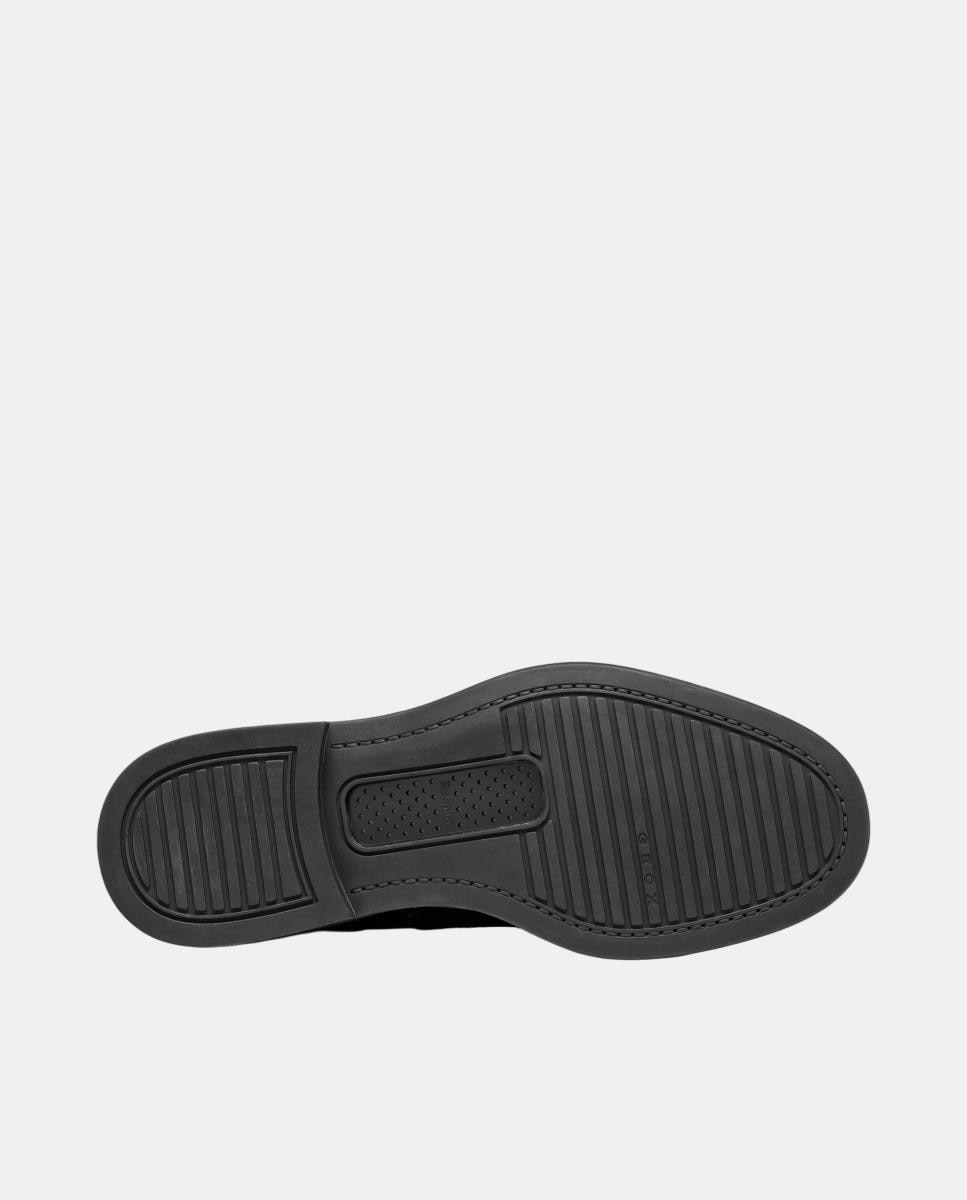 Zapato Brogue de caballero en piel lisa - Geox - Negro Negro-7