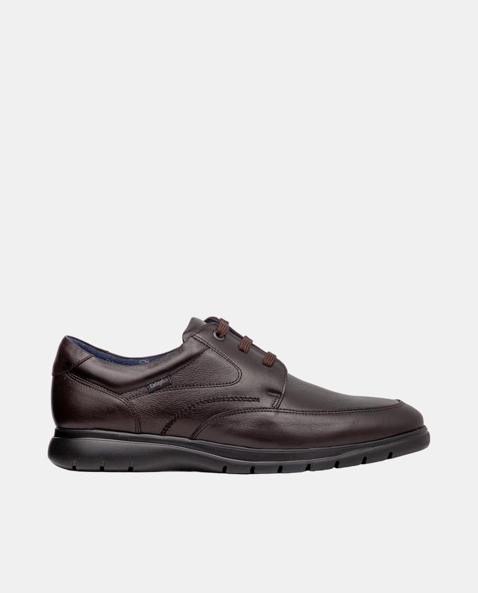 Imagem 0 de Sapatos de Atacadores em Pele