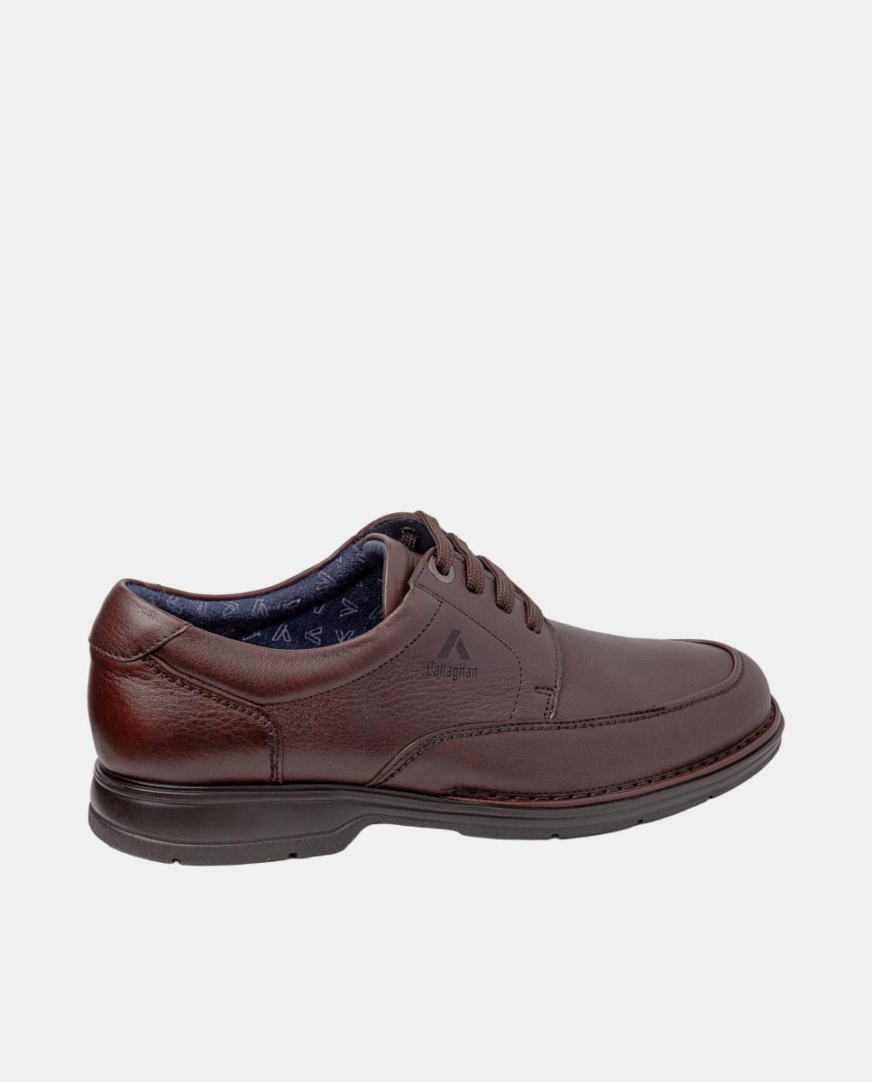 Sapatos de Atacadores Tipo Bluchers Castanho-3