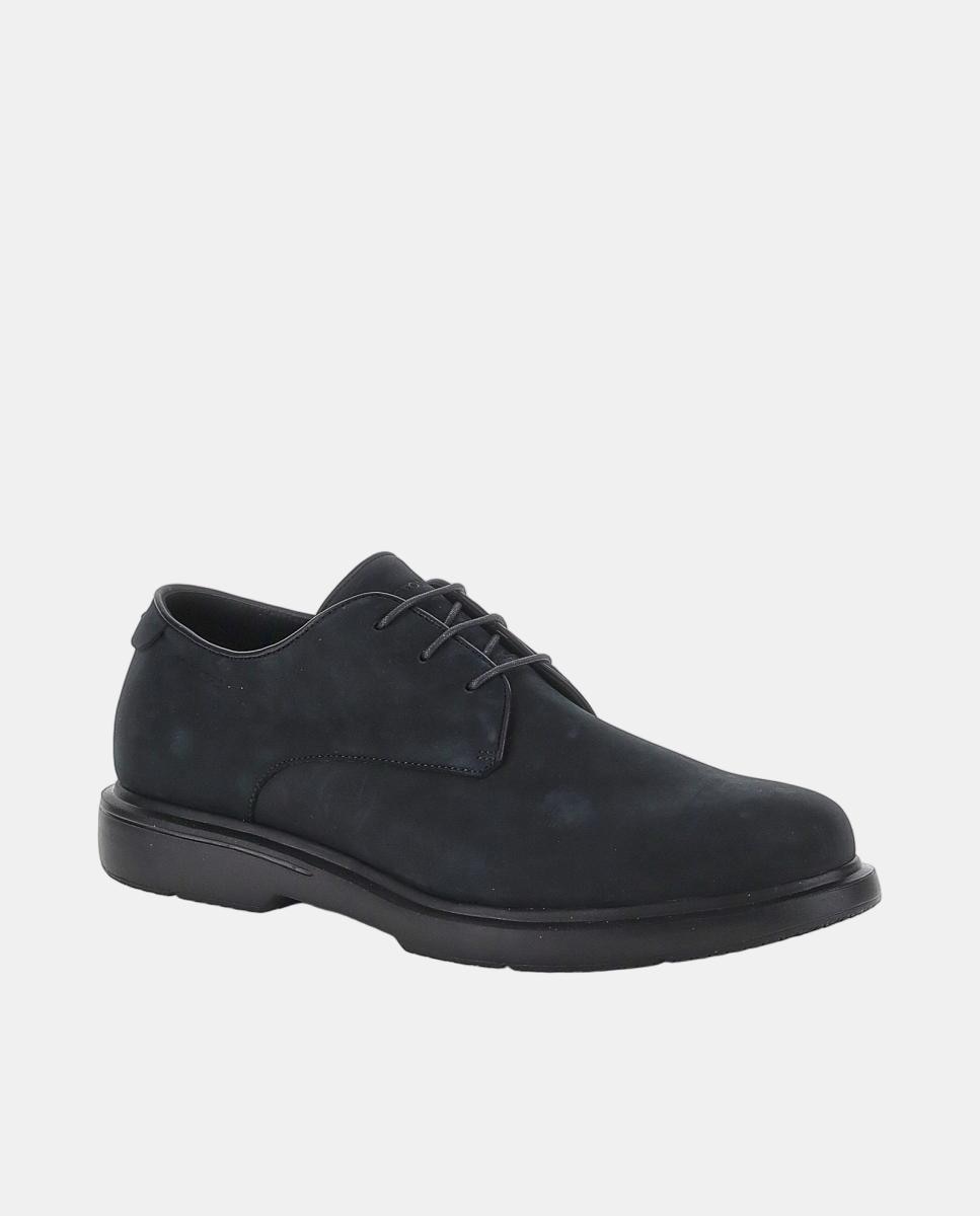 Bluchers em Pele Azul-marinho-2