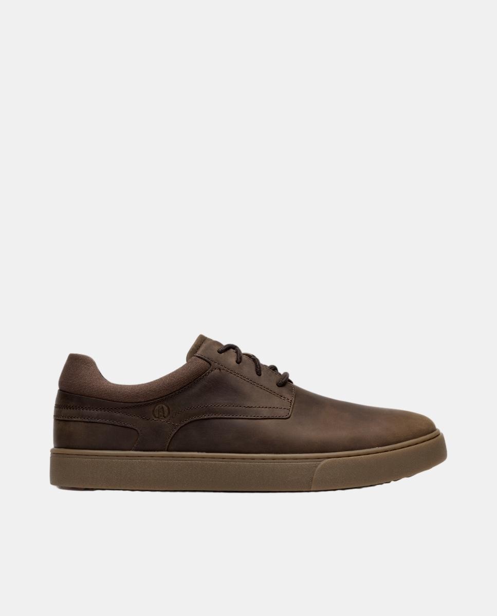 Imagem 0 de Sapatos de Atacadores em Pele com Sola de Borracha