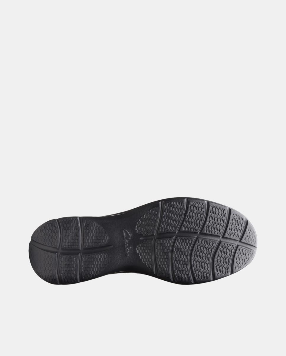 Sapatos de Atacadores em Pele com Sola EVA Preto-3