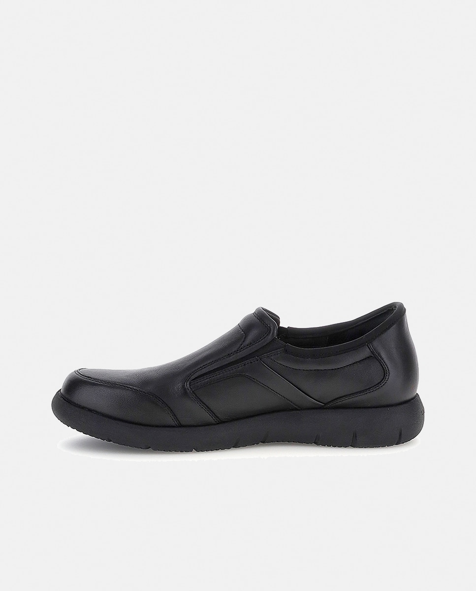 Mocassins com Elásticos Preto-3