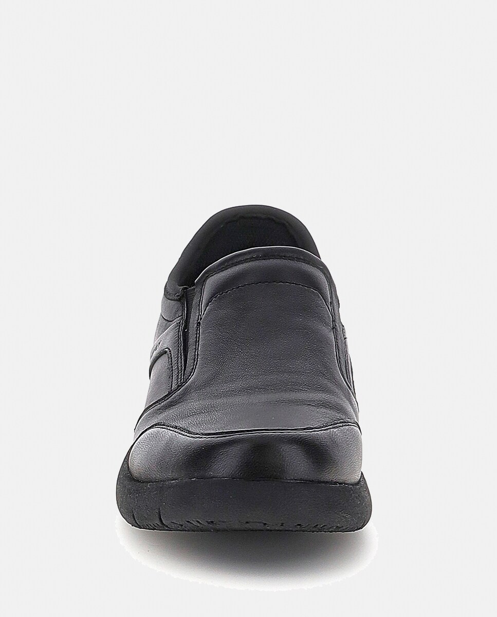 Mocassins com Elásticos Preto-4