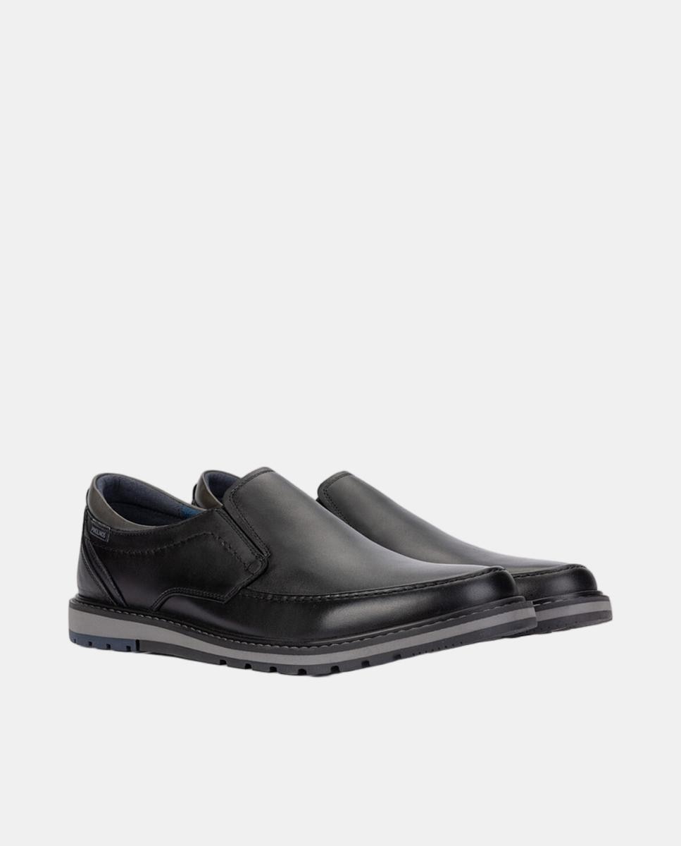 Mocassins em Pele com Palmilha Amovível Preto-2