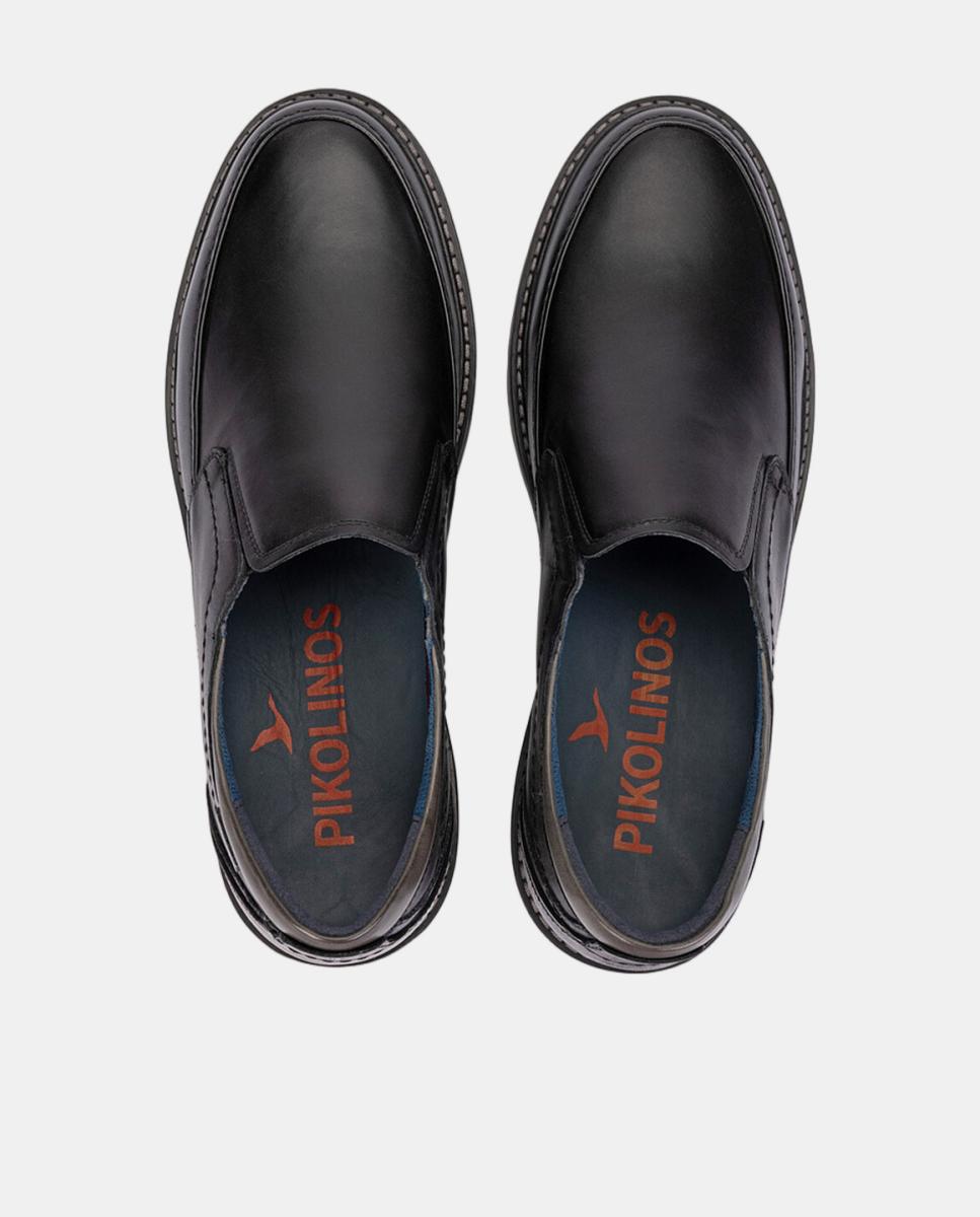 Mocassins em Pele com Palmilha Amovível Preto-6