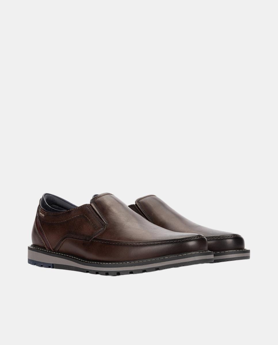 Mocassins em Pele com Palmilha Amovível Castanho-escuro-2