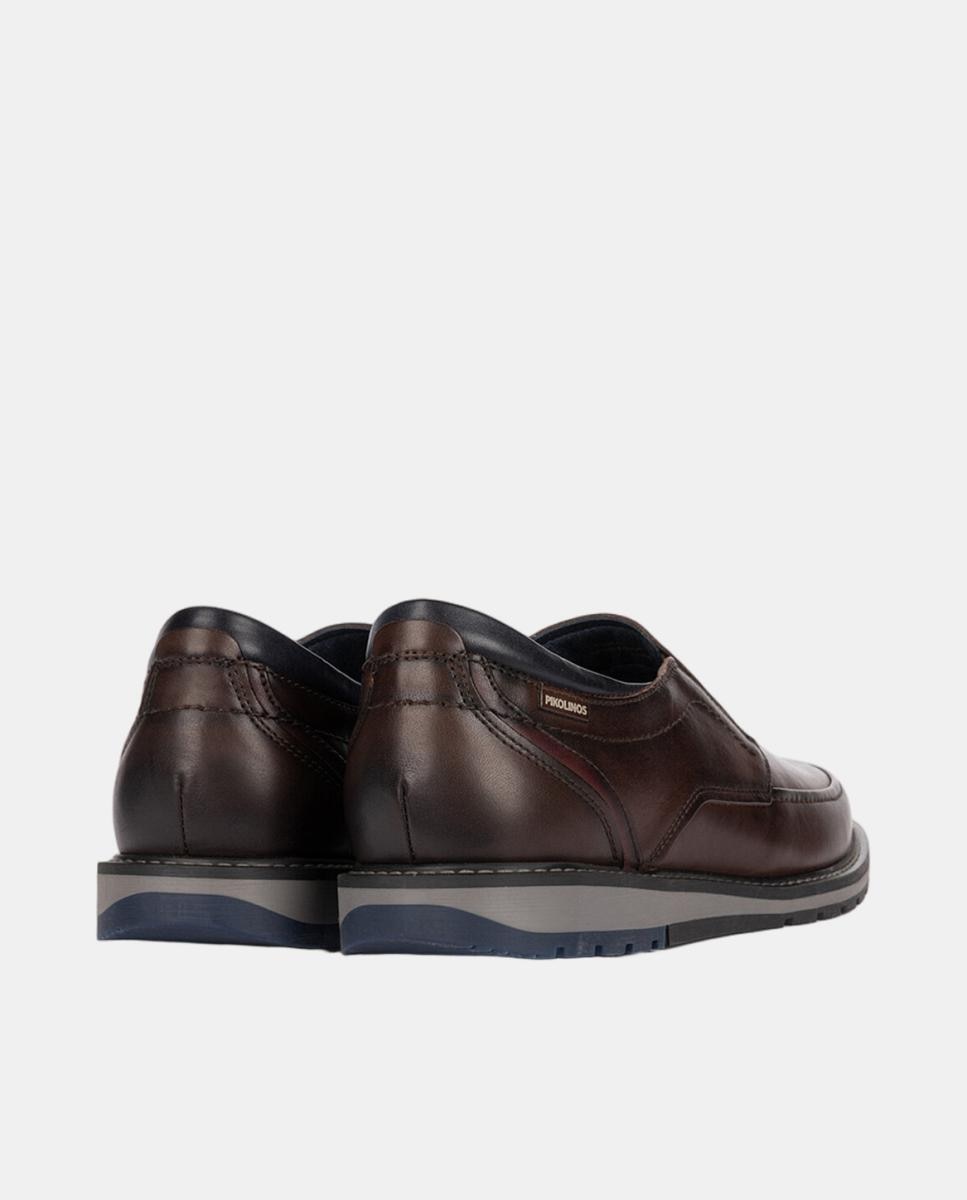 Mocassins em Pele com Palmilha Amovível Castanho-escuro-3