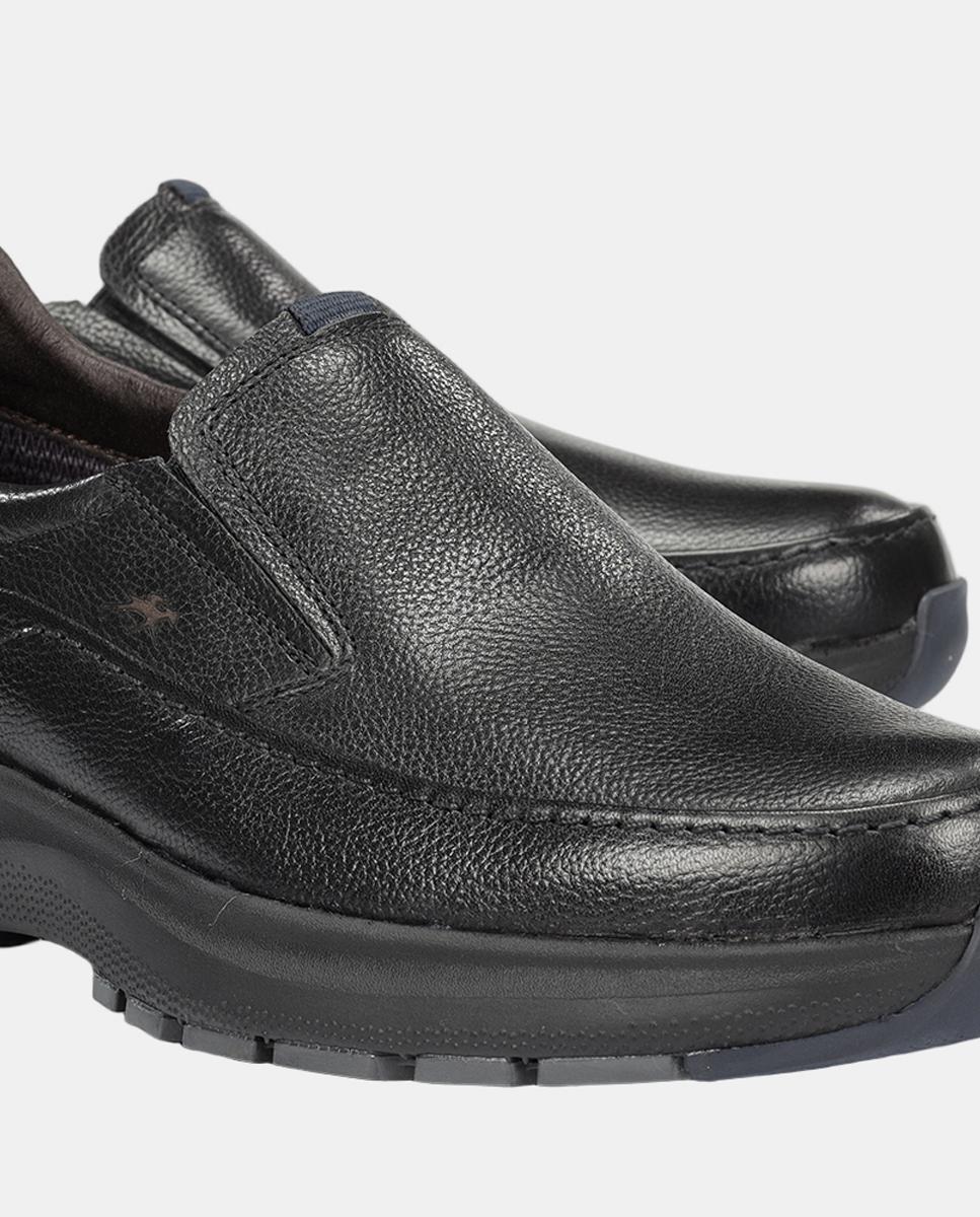 Mocassins em Pele com Membrana Impermeável Preto-7