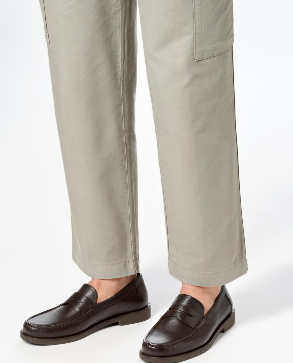 Mocasin de caballero en piel de estilo clásico - Geox - Marrón Marrón-9