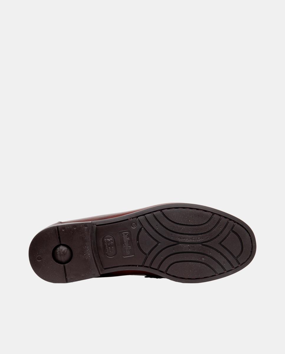 Mocassins em Pele com Travessão Couro-4