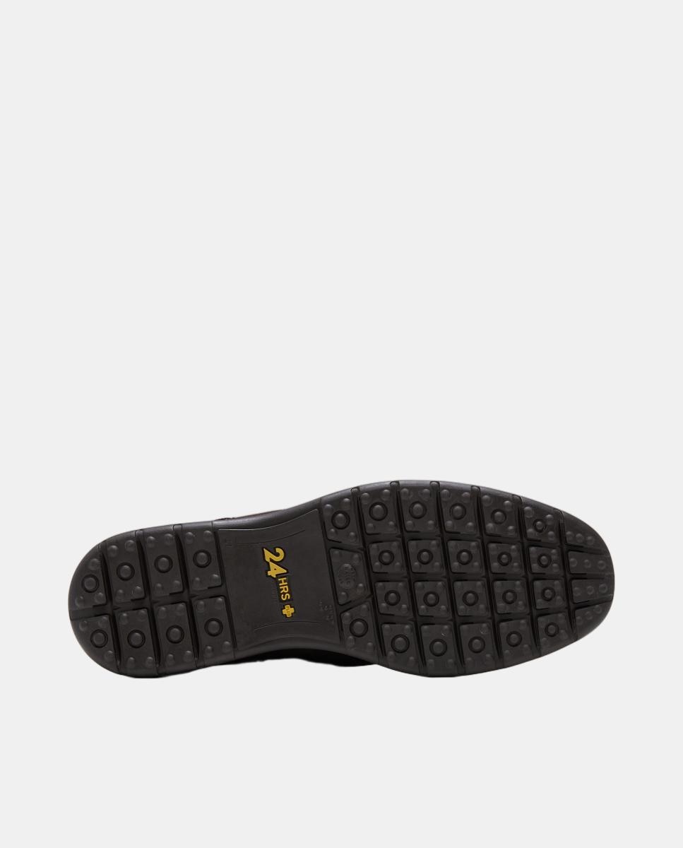 Mocassins Slip On em Nobuck Castanho-escuro-3