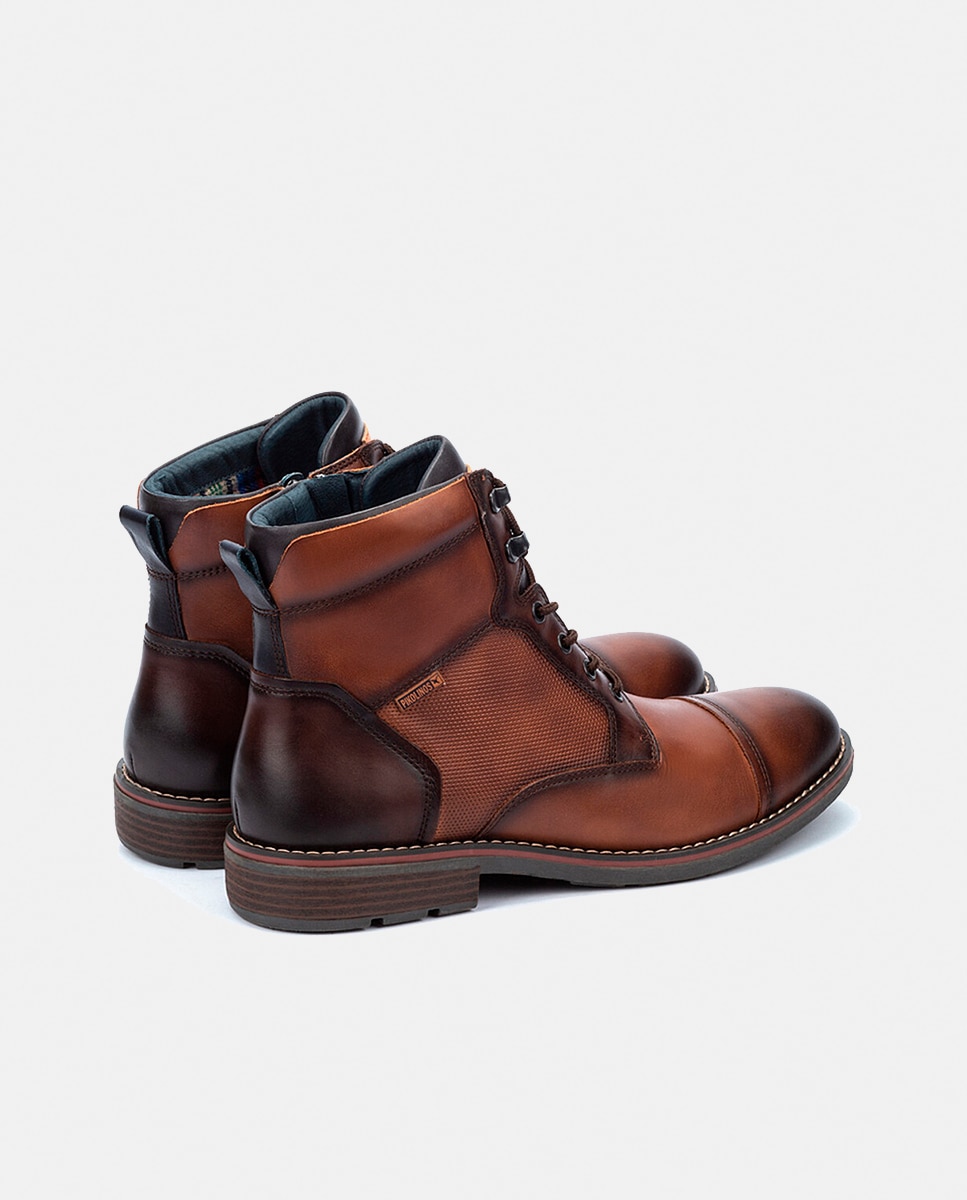 Imagen 3 de Botas de hombre de piel con plantilla extraíble - Marrón Marrón