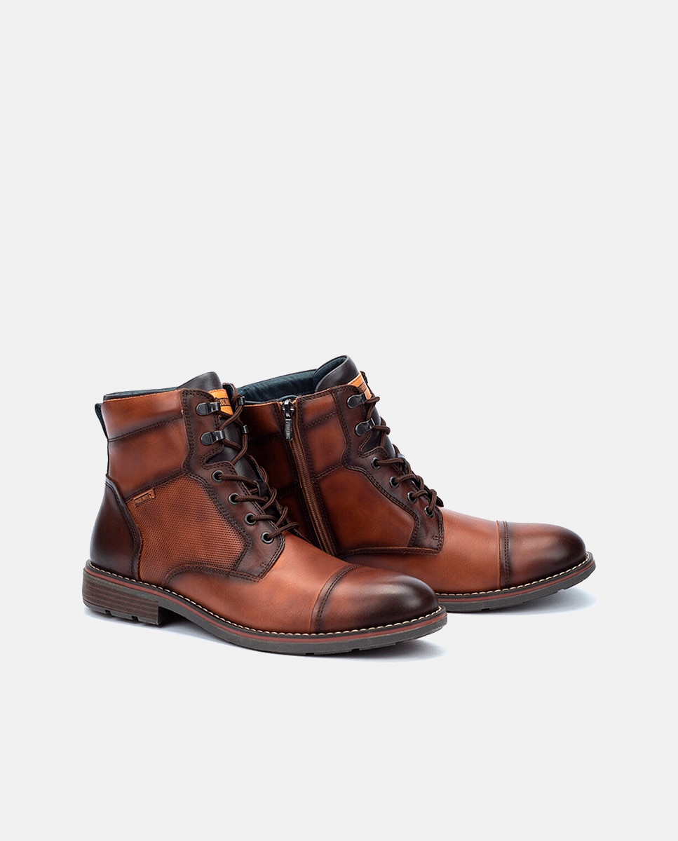 Imagen 6 de Botas de hombre de piel con plantilla extraíble - Marrón Marrón