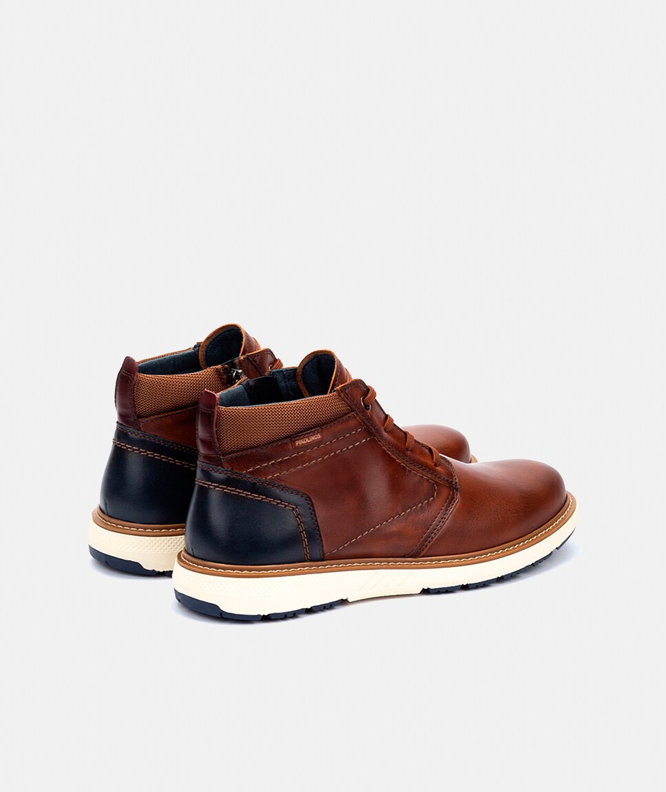 Botins em Pele - Castanho Castanho-3