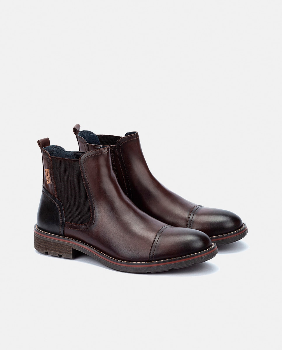Botins em Pele Castanho-escuro-2
